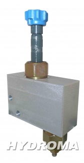 RELIEF VALVES WITH SOLENOID OPERATED BY-PASS